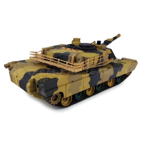 HENG LONG Czołg U.S. Abrams M1A2 1/24 2.4GHz (działko ASG/IR/dźwięk)