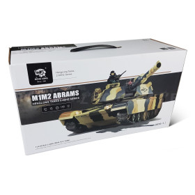 HENG LONG Czołg U.S. Abrams M1A2 1/24 2.4GHz (działko ASG/IR/dźwięk)