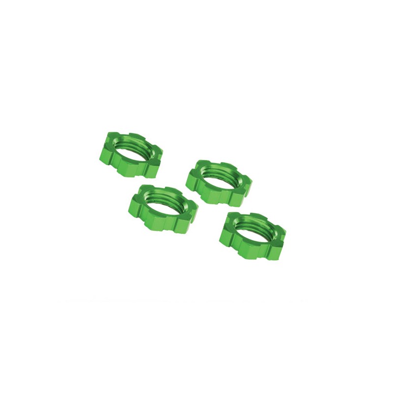 TRAXXAS Nakrętki kół  (zielone) / Wheel nuts do E-Revo 2, X-Maxx