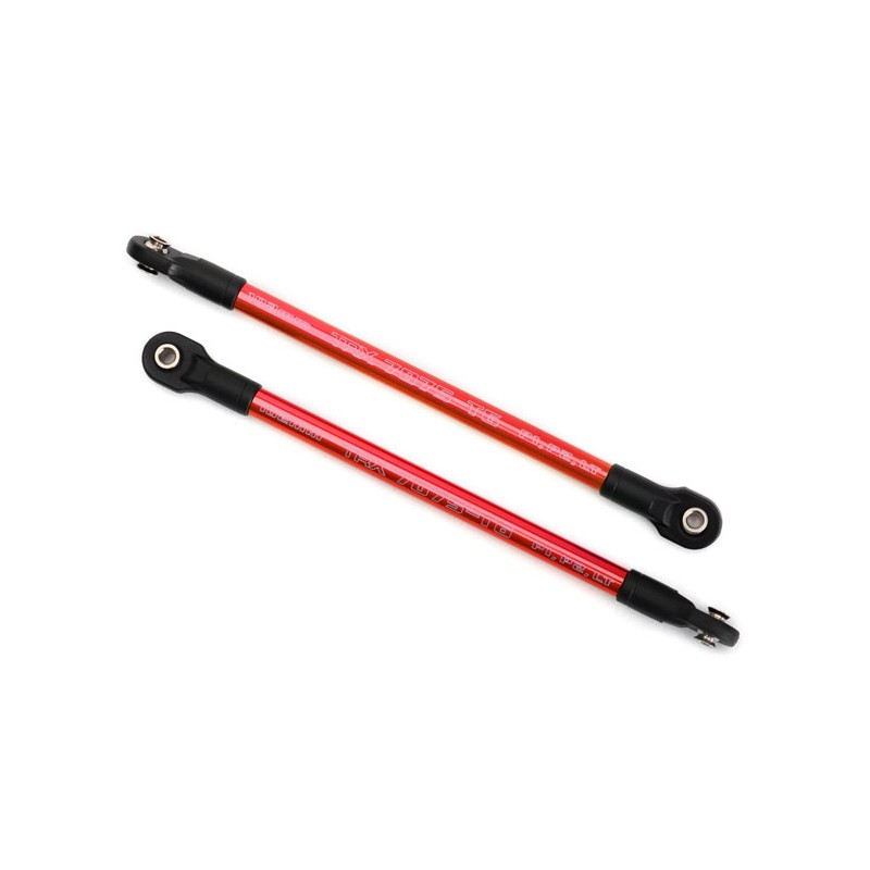 TRAXXAS Popychacze aluminiowe - czerwone - Push rods, aluminum (red) 