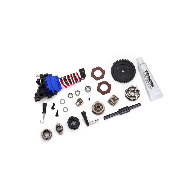 TRAXXAS Konwersja skrzyni na 2 biegi - Two speed conversion kit / TRX-4