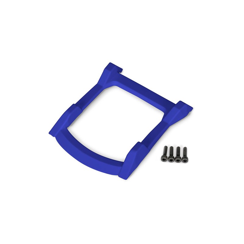 TRAXXAS Element karoserii (niebieski) - Skid plate, roof (blue)