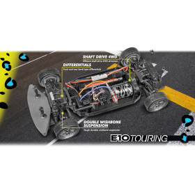 HPI RACING E10 - Toyota GT86 Michele Abbate GrrRacing 4WD 1/10 RTR