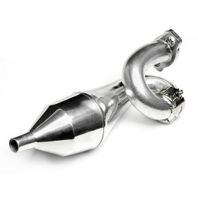 HPI RACING ALUMINUM TUNED PIPE SET (POLISHED/BAJA 5B)