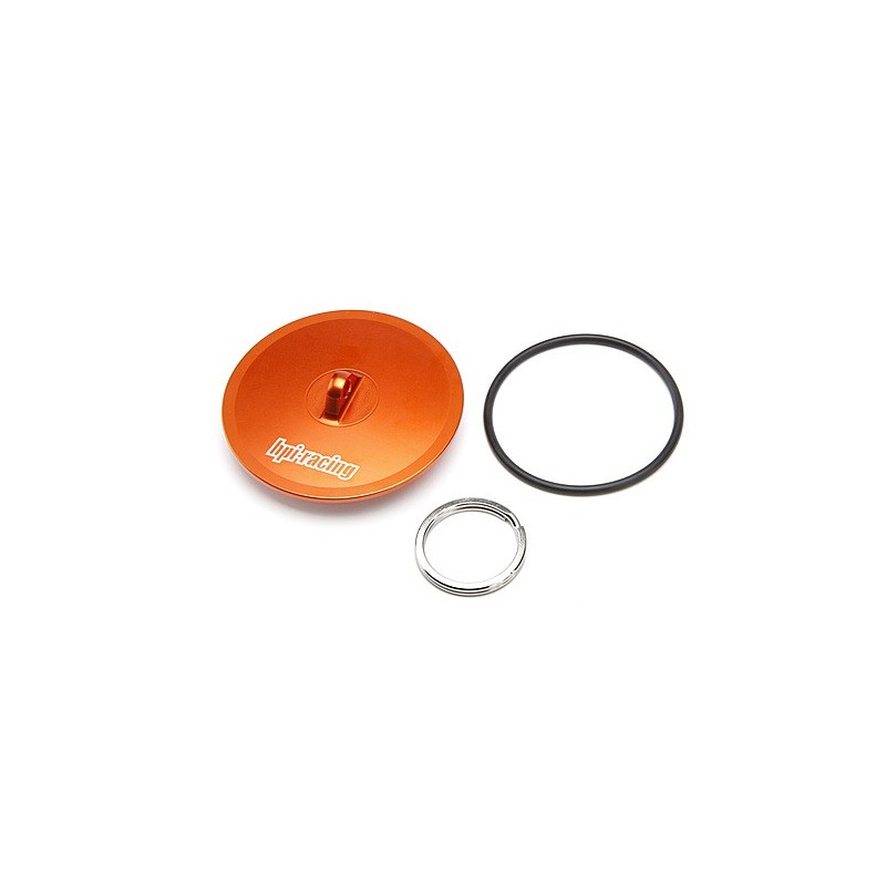 HPI RACING ALUMINUM AIR FILTER MAINTENANCE CAP (ORANGE)