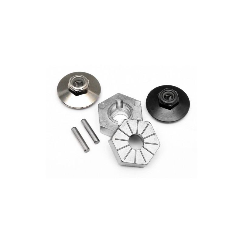HPI RACING 17MM HEX HUB SET (4PCS 2/LOCK NUTS)
