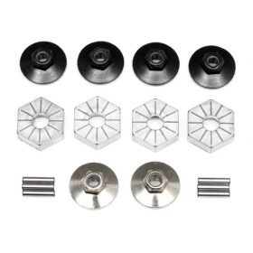 HPI RACING 17MM HEX HUB SET (4PCS 2/LOCK NUTS)