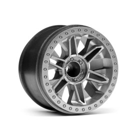 HPI RACING 6-SHOT ST WHEEL (SILVER/2PCS)