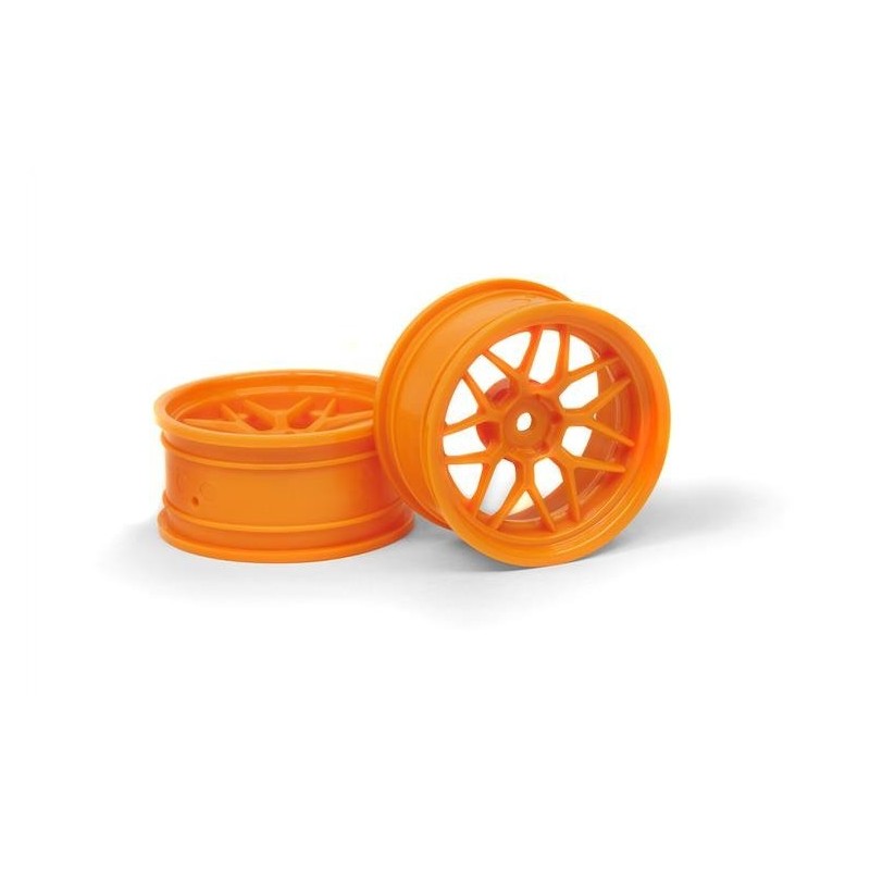 HPI RACING TECH 7 WHEEL ORANGE (6MM/2PCS)