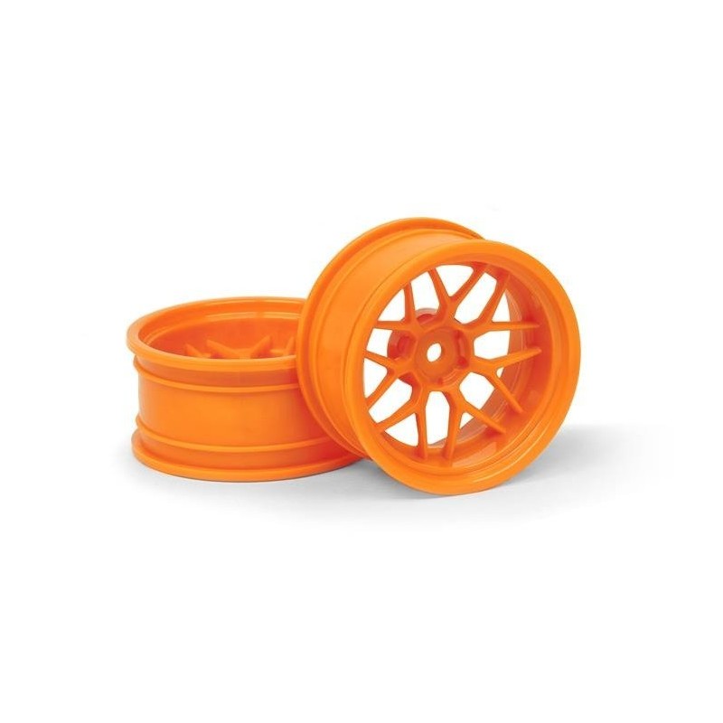 HPI RACING TECH 7 WHEEL ORANGE (9MM/2PCS)