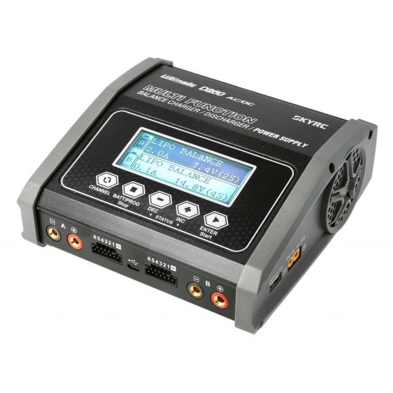 SKYRC Ładowarka dwukanałowa D260 260W 14A 12/230V