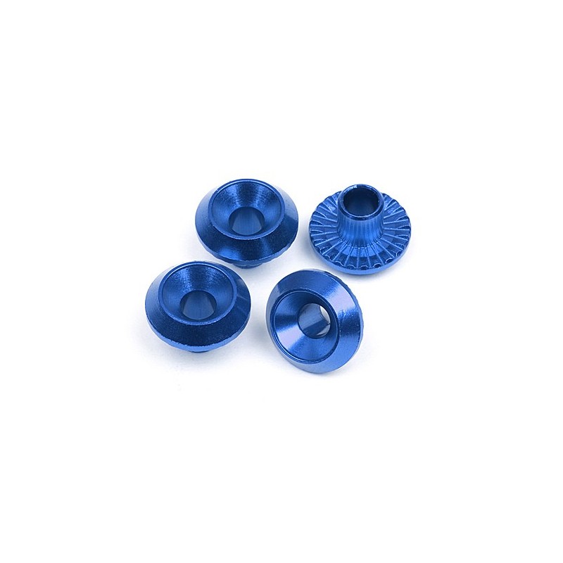 HPI RACING WHEEL WASHER (BLUE/4pcs)