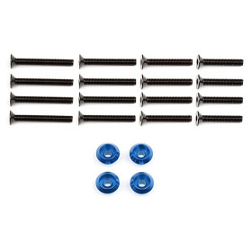 HPI RACING WHEEL WASHER (BLUE/4pcs)