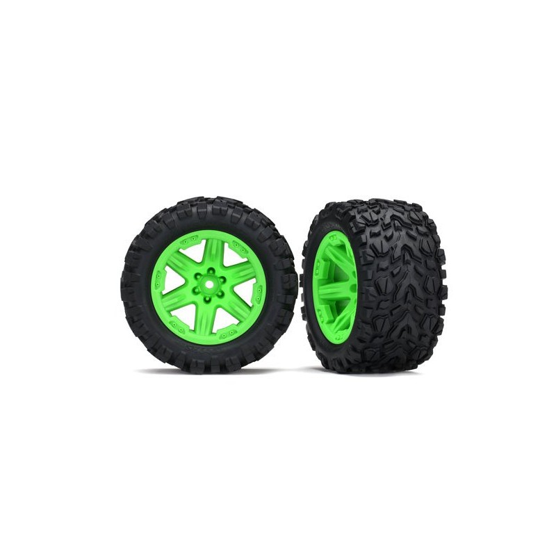TRAXXAS Koła 2szt. 1/10 Talon Extreme 2.8'" TSM (zielone)