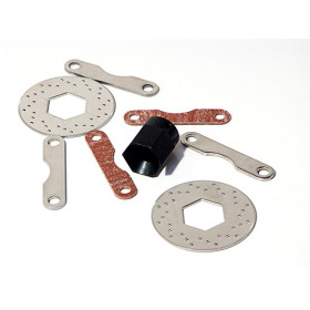 HPI RACING DUAL DISK BRAKE SET (STAINLESS STEEL) SAVAGE