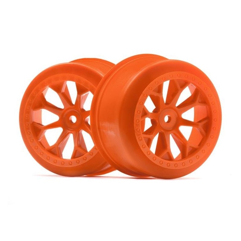 HPI RACING 8-SHOT SC WHEEL (ORANGE/2PCS)