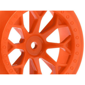 HPI RACING 8-SHOT SC WHEEL (ORANGE/2PCS)