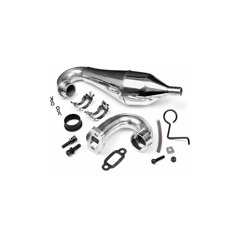 HPI RACING ALUMINIUM TUNED PIPE SET W/HD STEEL HEADER (BAJA)