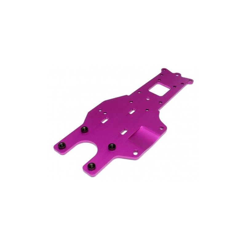 HPI RACING REAR CHASSIS PLATE (PURPLE)