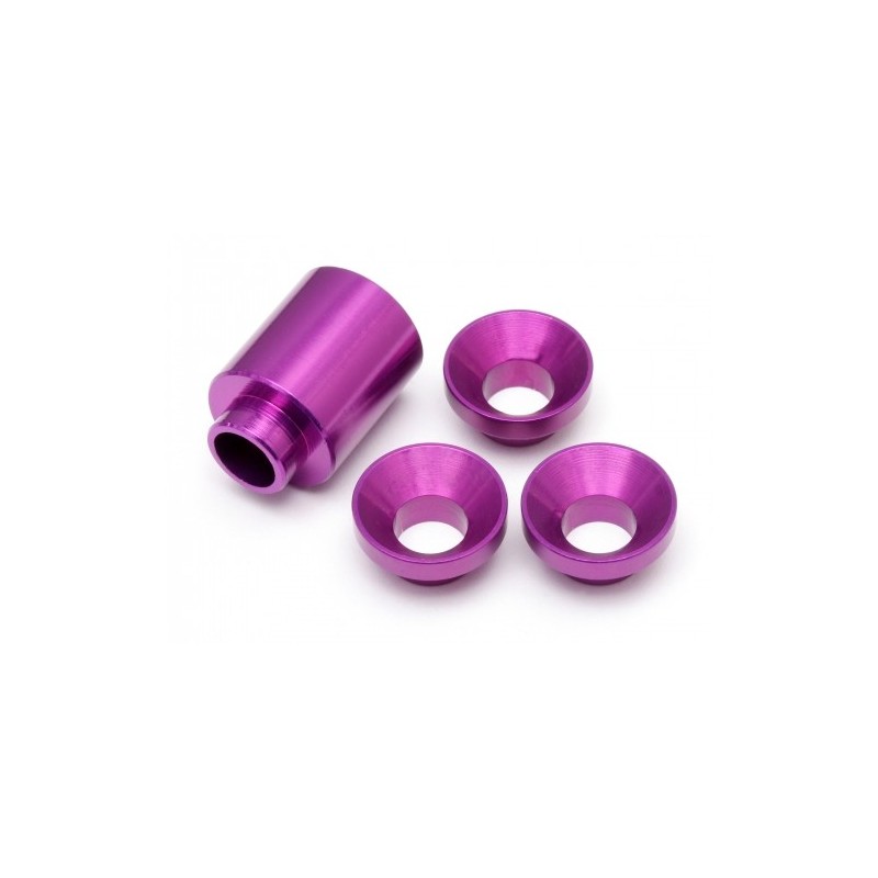HPI RACING SPACER SET FOR CLUTCH BELL HOLDER (PURPLE)