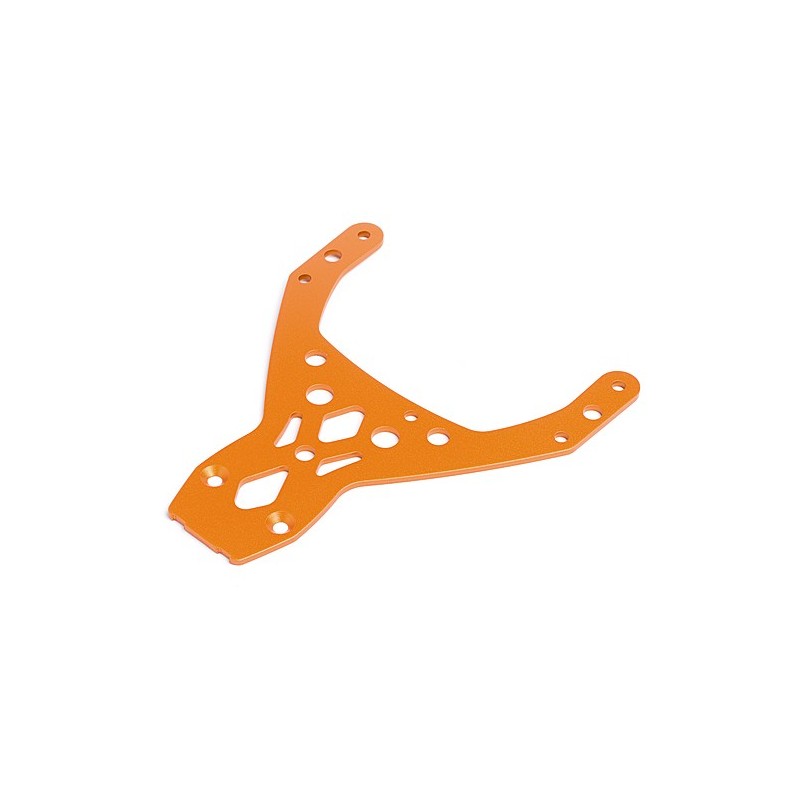 HPI RACING FRONT UPPER PLATE (ORANGE)