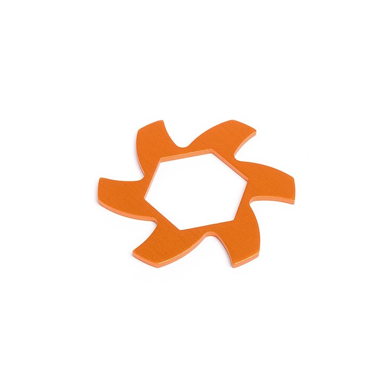 HPI RACING BRAKE DISK FIN PLATE (ORANGE)