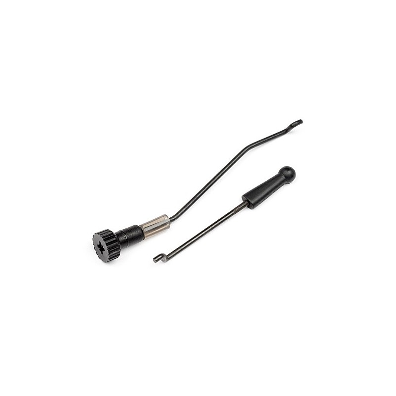 HPI RACING THROTTLE ROD/BRAKE ROD SET