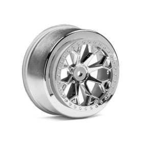 HPI RACING 8-SHOT SC WHEEL (CHROME/2PCS)
