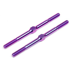 HPI RACING TURNBUCKLE M4X70MM (TITANIUM/PURPLE/2PCS)