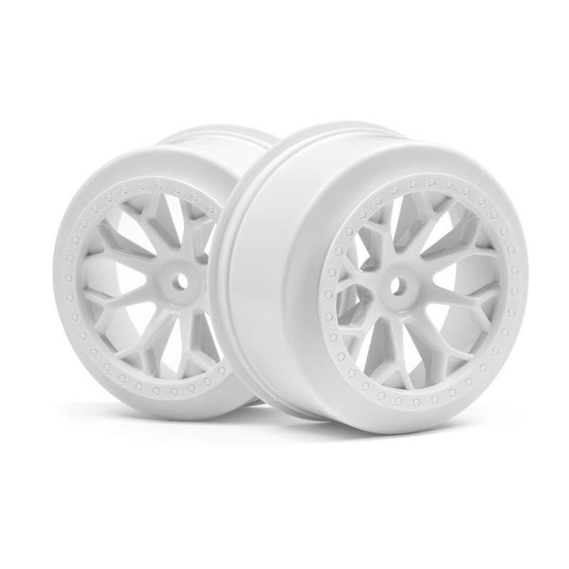 HPI RACING 8-SHOT SC WHEEL (WHITE/2PCS)