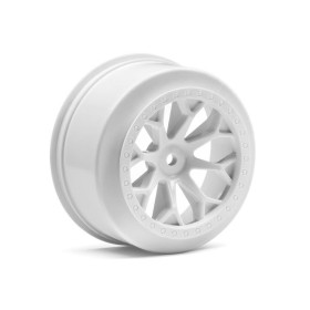 HPI RACING 8-SHOT SC WHEEL (WHITE/2PCS)