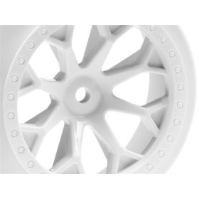 HPI RACING 8-SHOT SC WHEEL (WHITE/2PCS)