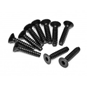 HPI RACING TP. FLAT HEAD SCREW M4x18mm (HEX SOCKET/10pcs)
