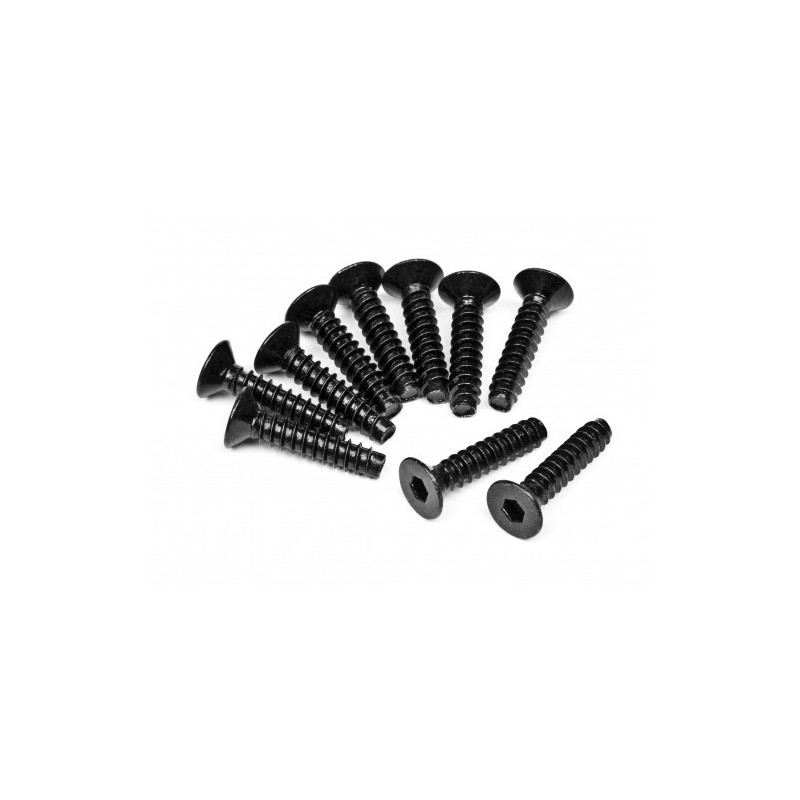HPI RACING TP. FLAT HEAD SCREW M4x18mm (HEX SOCKET/10pcs)