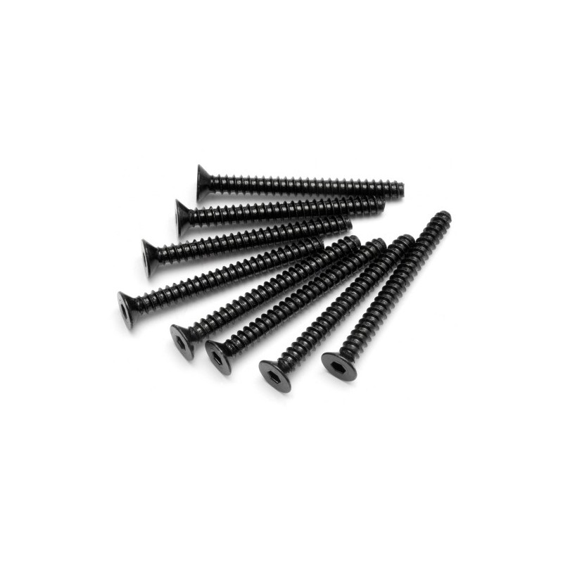 HPI RACING TP FLAT HEAD SCREW M4X40MM (HEX SOCKET/8PCS)