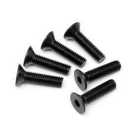 HPI RACING FLAT HEAD SCREW M5x20mm (HEX SOCKET/6pcs)