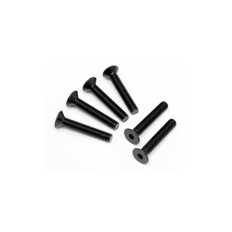 HPI RACING FLAT HEAD SCREW M5x30mm (HEX SOCKET/6pcs)