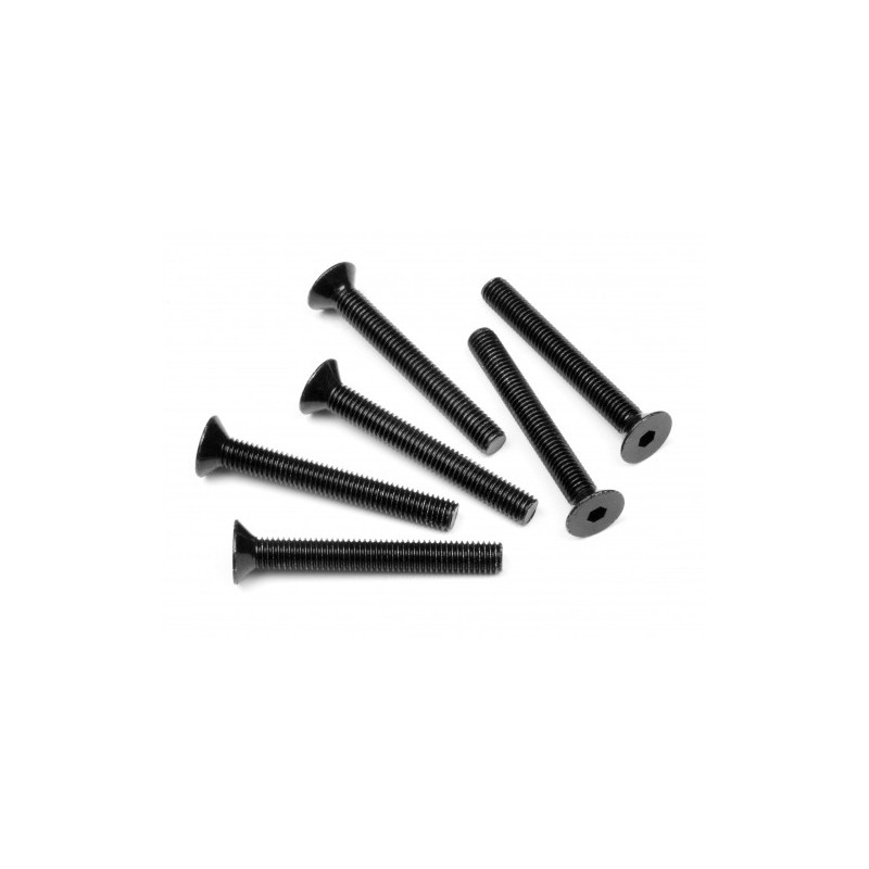 HPI RACING FLAT HEAD SCREW M5x40mm (HEX SOCKET/6pcs)