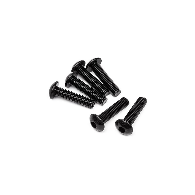 HPI RACING BUTTON HEAD SCREW M5x20mm (HEX SOCKET/6pcs)