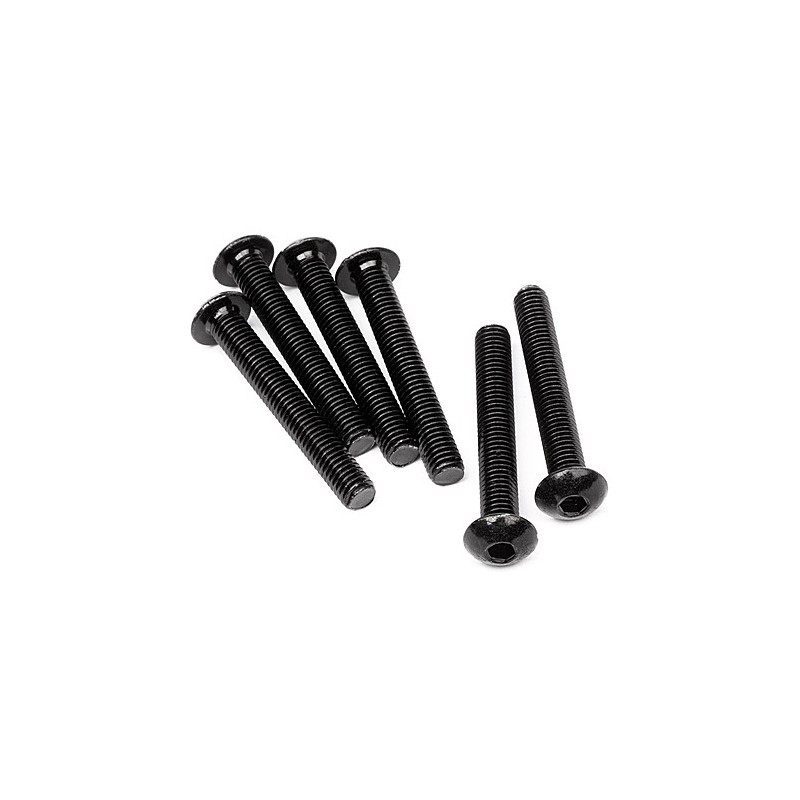 HPI RACING BUTTON HEAD SCREW M5x35mm (HEX SOCKET/6pcs)