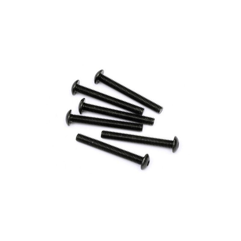 HPI RACING BUTTON HEAD SCREW M5x40mm (HEX SOCKET/6pcs)