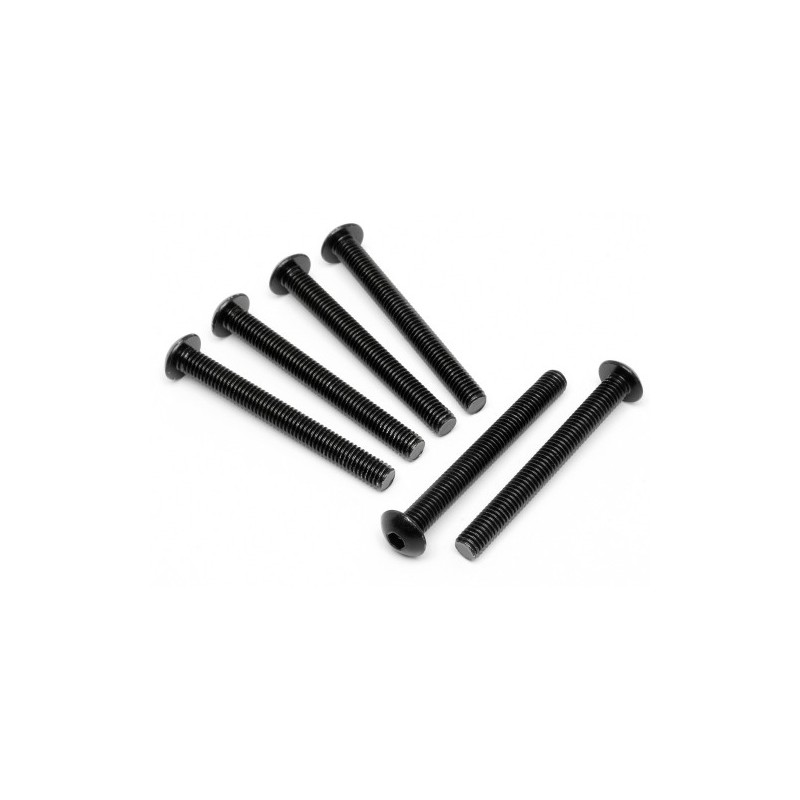 HPI RACING BUTTON HEAD SCREW M5x45mm (HEX SOCKET/6pcs)