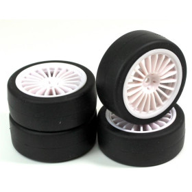 HPI RACING Wheel Set Onroad "15 Spoke / Slick" white 1:10 (4 pcs)