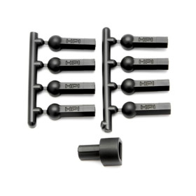 HPI RACING HEAVY DUTY BALL CUP 4.3 X 18MM (8PCS)