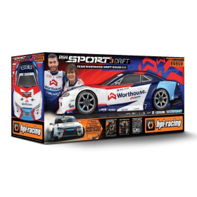HPI RACING RS4 SPORT 3 DRIFT TEAM WORTHOUSE NISSAN S15
