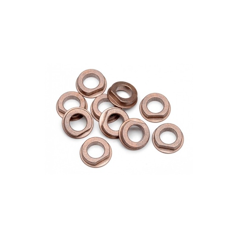 HPI RACING FLANGED METAL BUSHING 6X10X3MM (10 PCS)