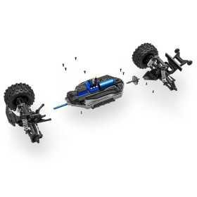 TRAXXAS Auto Hoss 4X4 VXL Monster Truck (Zielony)