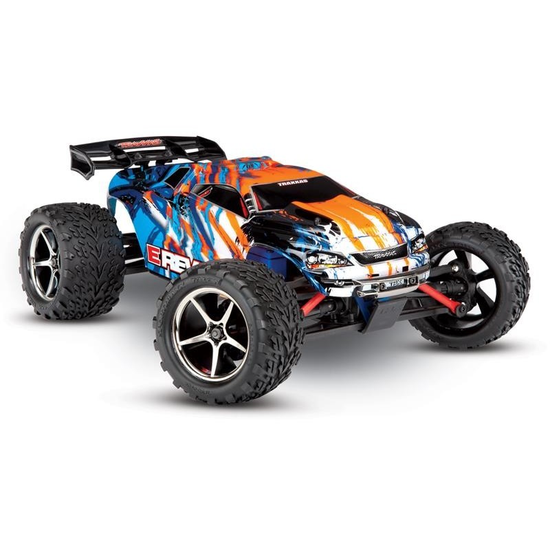 TRAXXAS Auto E-Revo 4WD 1/16 Monster Truck (orange)