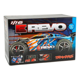 TRAXXAS Auto E-Revo 4WD 1/16 Monster Truck (orange)