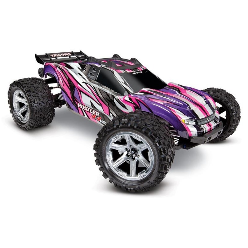 TRAXXAS Auto Rustler V2 4x4 VXL 1/10 (Pink)